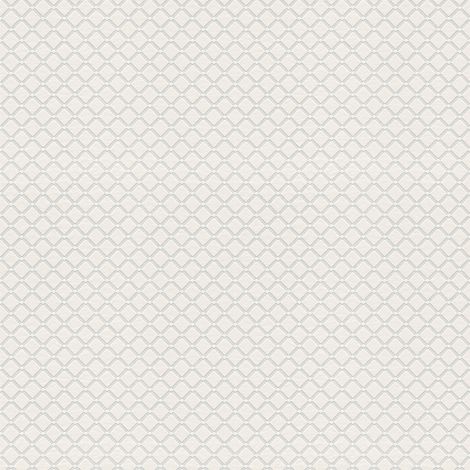 Papier peint uni scandinave Papier peint mural moderne en Vlies, blanc, peinturable Papier peint structuré blanc avec motif géométrique (1/4)