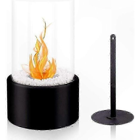 Foyer Éthanol Portable en Forme de Cercle, Cheminée de Table Bioéthanol Design Rond (1/5)