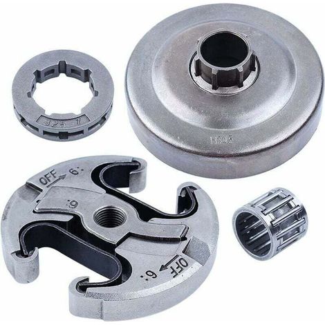 325"-7T Tambour d'embrayage Embrayage Assy Pignon Jante Roulement à aiguilles kit pour Husqvarna 340 345 346XP 350 351 353 445 450 E Tronçonneuse (1/4)