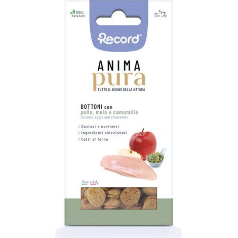 Anima Pura Buttons mit Huhn, Apfel und Kamille für Hunde 100 g (1/2)