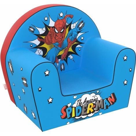 Spiderman Poltroncina Morbida per Bambini Marvel, Sfoderabile e Lavabile , ideale per cameretta e area gioco (1/5)