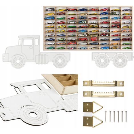 MATCHBOX/HOT WHEELS FEDERREGAL - HOLZ - VOM HERSTELLER - HIT (1/5)