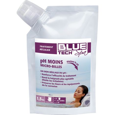 CORRECTEUR PH MOINS MICRO-BILLES 1.5KG EAU SPA Baignade plus agréable moins irritations (1/2)