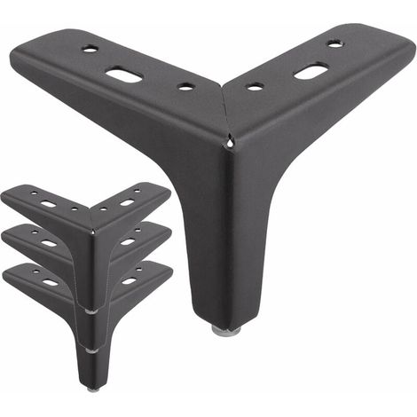 pieds de meubles triangulaires modernes en métal (1/4)