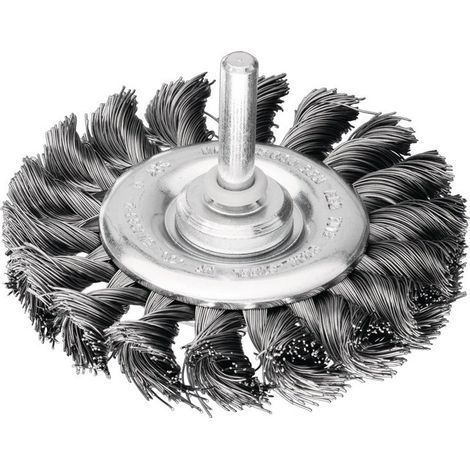 Cepillo plano RBG 7012/6 ST 0,35 D.70 mm 6 mm espesor del alambre 0,35 mm acero 12