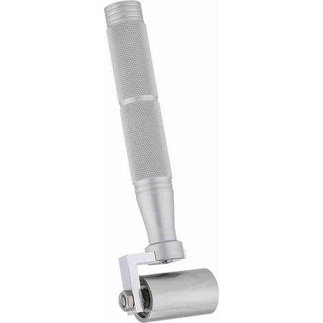 Rouleau à pression plat en acier inoxydable de 40 mm pour l'application de papier peint (outil manuel) (1/5)