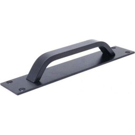 [JAMAIS UTILISÉ] Lot de 2 poignées de porte coulissantes en alliage d'aluminium pour porte coupe-feu, poignées de porte d'armoire, poignées de porte de placard, ouverture par poussoir,20cmx4cm,couleur (1/4)