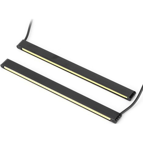 Phare de jour LED COB étanche haute luminosité DRL voiture feu diurne blanc 16cm (1/5)