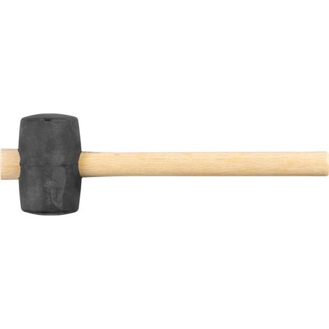 Hammer Strend Pro 450 g, Gummihammer, Blackhead, Holzgriff