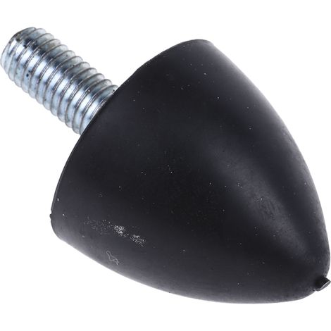 Butée d'arrêt RS PRO M8 Ø 30mm capacité 56kg en Caoutchouc ( Prix pour Sachet de 4 ) (1/3)
