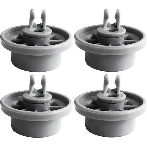 Roulettes Universelles Lave Vaisselle Set de 8 Roues pour Panier Inférieur Compatible Bosch Siemens Neff (1/4)