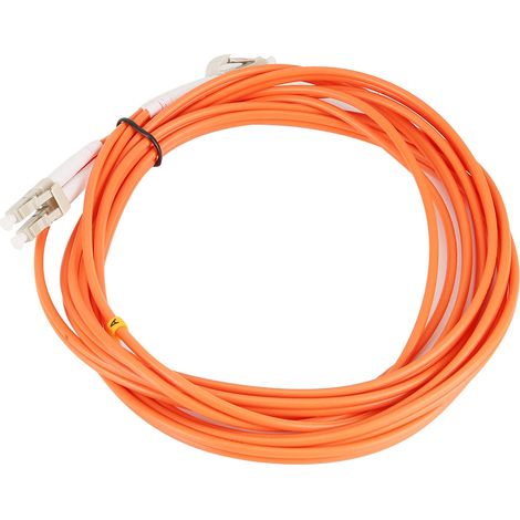 Câble fibre optique LC-LC 9.8ft monomode pour connexion réseau haute vitesse (1/5)