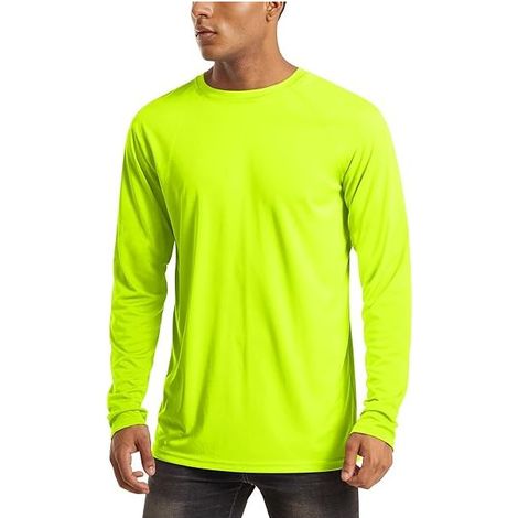 Langärmliges Shirt – UV-Schutz UPF 50+ – Atmungsaktives, schnelltrocknendes Polyestergewebe – Ideal zum Wandern, Laufen und für andere Outdoor-Sportarten – 1 Stück (1/5)