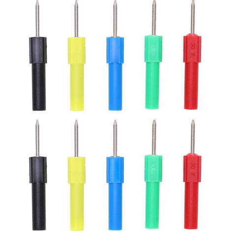 Multimeter-Prüfspitzenset, 4-mm-Buchse, 5 Farben (mehrfarbig)