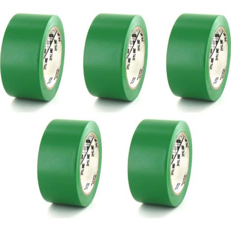 3M cinta adhesiva de vinilo 764 de 50 mm x 5 Verde