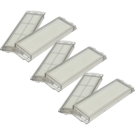 vhbw set da 6x filtri compatibile con Proscenic M6 Pro robot aspirapolvere - unità filtrante