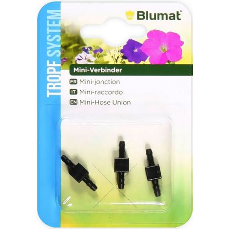 Blumat – Mini-raccord 3-3 mm, lot de 3 – Accessoire pour système d'arrosage Tropf-Blumat (1/2)