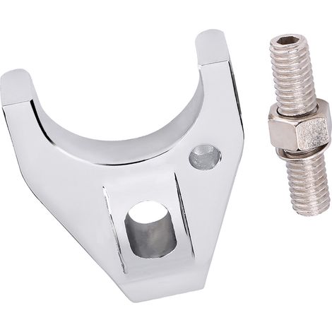 Verchromter Aluminium-Verteiler-Montagekragen für Chevy SBC BBC SB BB HEI-Elektronikmotoren, Klemmsatz (1/5)