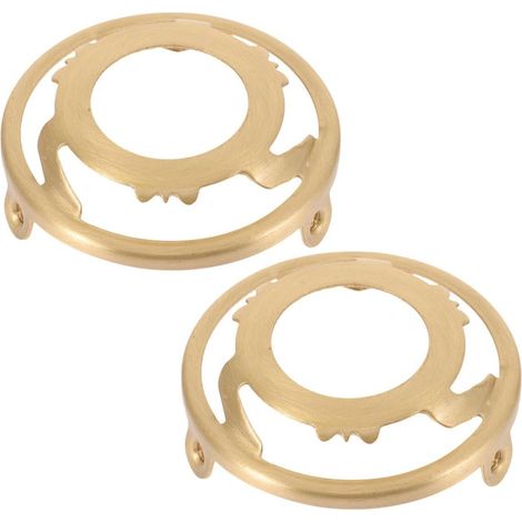Anneaux de Fixation pour Abat-Jour E14 en Cuivre Massif Support Triangulaire 28 MM Diamètre 62 MM Pièces de Rechange pour Luminaire et Douille de Lampe de Table (1/5)
