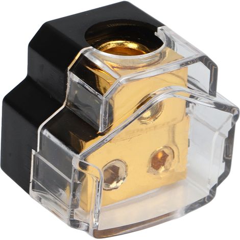 Répartiteur de puissance audio 2 voies, bornier batterie haute conductivité pour ampli stéréo, connecteur terminal 2 entrées (1/5)