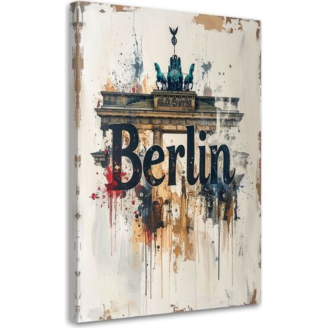 Stampe su Tela, Berlino Scritta tipografica, 20x30 (1/5)