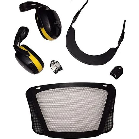 Elmetto Echo Kask completo di kit accessori Tree Climbing taglia unica - Kit accessori elmetto Echo