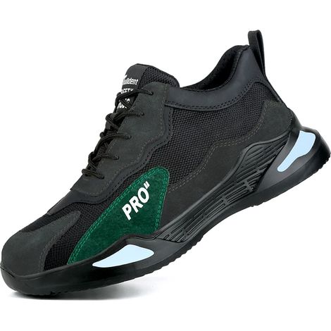 Chaussures de sécurité pour hommes, chaussures de sécurité anti-perforation, embouts en acier, chaussures de protection de sécurité dures, taille 39 (1/5)