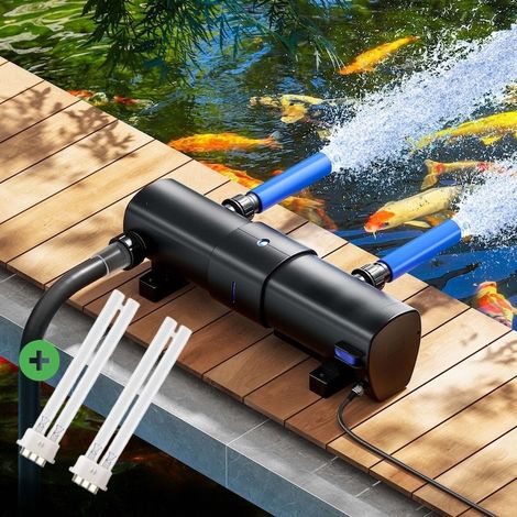 Pack Stérilisateur Bassin UV 110W + 2 Lampes de Rechange 55W (1/5)