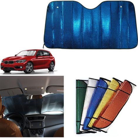 Trade Shop - Toldo Parasol Para Coche Parabrisas Camper Crush Protection 150x80 Cm -