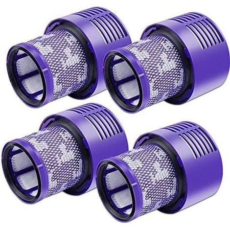 4er-Pack V10-Filter für Dyson-Staubsauger, 4 Ersatzfilter für Dyson V10, V10 Absolute, V10 Animal, V10 Motorhead, SV12 Staubsauger, Ersatzteilnummer 969082-01 (1/5)