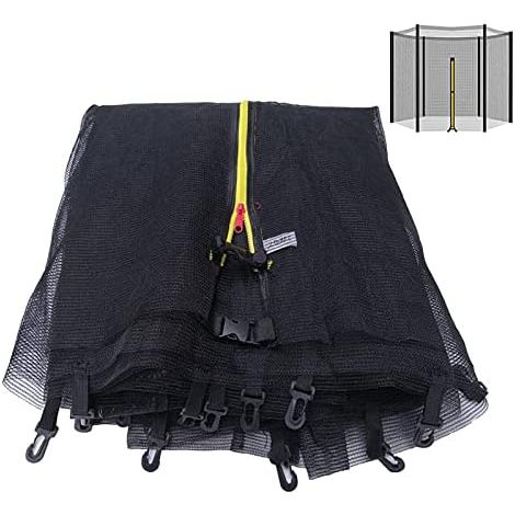 Filet de Remplacement pour Trampolines, ø 150 183 244 306 366 396 427 488 cm Sécurité Protection Trampoline 6/8/12 Barres,150cm 6 Barres - 150cm