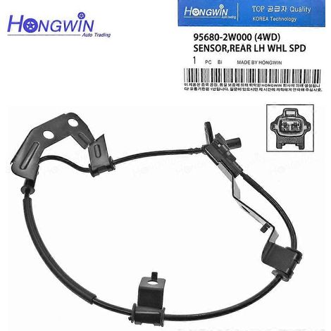 Capteur ABS de vitesse de roue arrière/avant 95680-2W000 95681-2W000 pour Hyundai Santa Fe Sport XL Kia Sorento 2.0L 2.4L 3.3L 2013-2019 4WD (arrière gauche 4WD) (1/5)