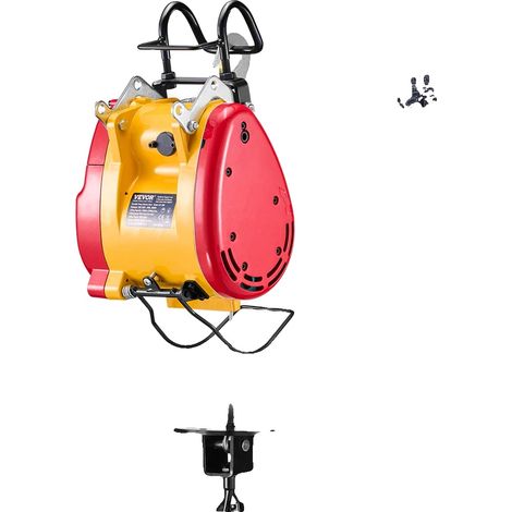 Cabrestante eléctrico, capacidad de carga de 1100 lb, funcionamiento con cable e inalámbrico, 1100 lb (1/2)