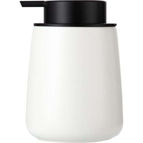 Soap dispenser, refillable, hand sanitizer foamer with easy-push pump (white) (1/4)