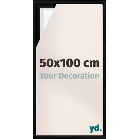 Your Decoration - Cadre flottant - Noir Mat - Cadre en caisse américaine pour toile sur chassis - MDF - Lyon (1/5)