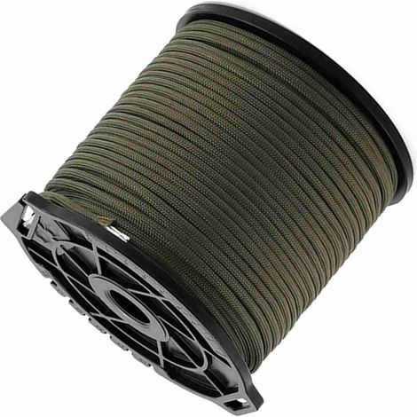 Bobine multifonctionnelle d'extérieur, corde en paracorde 9 brins, épaisseur 4 mm, corde à linge, corde à vent pour tente, corde d'escalade (1/4)