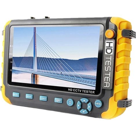 Testeur de vidéosurveillance prenant en charge la caméra IP Testeur De Vidéosurveillance Moniteur IV8W RS485 PTZ Contrôle VGA Entrée Câble UTP For Testeur De Caméra Analogique 8MP AHD TVI CVI CVBS Cft (1/5)