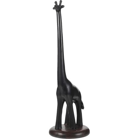 Giraffenförmiger Papierhandtuchhalter schwarzes Kunstharz