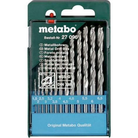 Coffret de forets HSS-G, 13 pièces metabo (1/2)