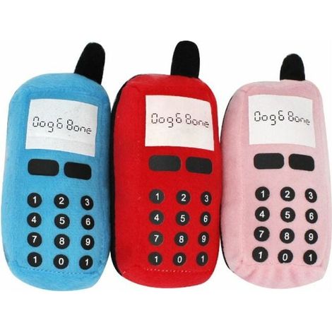 Giocattoli di peluche per cani da masticare, giocattolo di peluche squittente, giocattolo interattivo per cellulare, gatto, cane, forniture per animali domestici, 3 pezzi (1/5)
