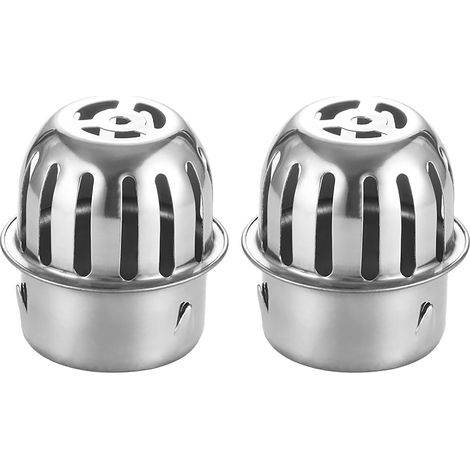 Grille de protection pour gouttière, grille en acier inoxydable, protection contre les tuyaux obstrués, filtre à feuilles, 43 mm, lot de 2