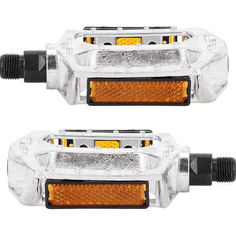 Pédales Plates En Alliage D'aluminium Avec Roulements À Billes Pour Vélo De Montagne - Antidérapantes - Durables - Lot De 2 (1/5)