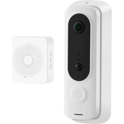 Komplette Eingangssicherheitslösung – Bewegungsmelder – Gegensprechfunktion – Smartphone-kompatibel – Modernes und unauffälliges Design (1/4)