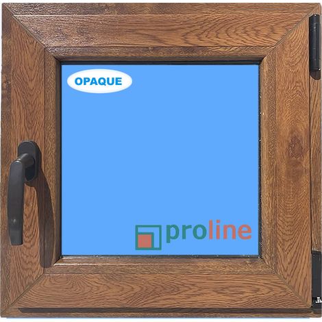 Eco-Blu – Fenêtre PVC H500 mm X L500 mm – Oscillo-battante tirant droit – Verre dépoli – Isolation thermique et acoustique optimale (1/6)