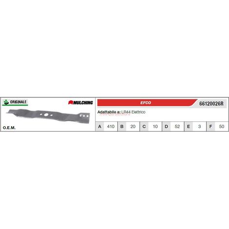 EFCO hoja de corte cortacésped LR44 eléctrico 66120026R