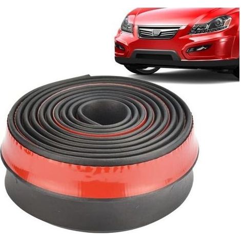 Bande de garniture de voiture 2,5m – Caoutchouc souple et imperméable – Protection pare-chocs avant et arrière – Installation auto-adhésive (1/5)