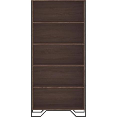 vidaXL Bücherregal Braun Eichen-Optik 80x31x169 cm Holzwerkstoff