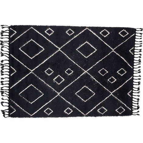David tapis 300x202cm noir. (1/5)