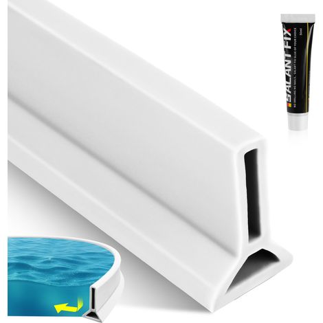 Barrière de douche pliable, 1.5M Barrière de douche pliable pour barrage Séparation Humide et Sèche d'eau et maintient l'eau à l'intérieur du seuil, our la Cuisine et la Salle de Bain (1/5)