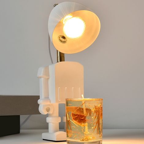 Lampe chauffe-bougie de table, lampe électrique pour faire fondre les bougies, lampe robotisée à intensité variable, conforme aux normes européennes (1/5)